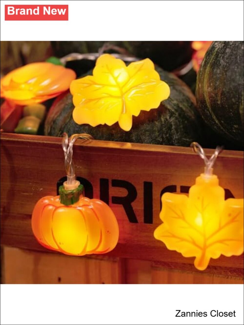 ๐ป LOLStar Fall Decor String Lights 9.8FT 20LED Thanksgiving Timer 8 Modes - Picture 5 of 5